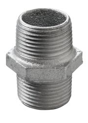 Mamelon fileté double, fonte noire, 2.1/2", Atusa fig 280
